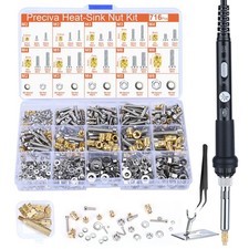 Preciva Threaded Inserts Set, 716Pcs Heat Set Nuts M2, M3, M4, M5, M6 
