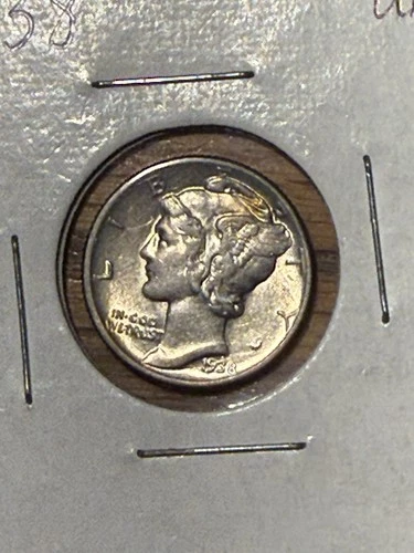 1938-p Mercury Head Dime.   BU!