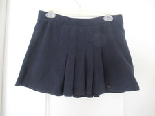 JUICY COUTURE Dark Navy Fleece Pleated Mini Skirt S NEW Retail 125