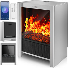 ® Camino Elettrico Smartfire Con Riscaldamento 2000 W, APP Wifi E Telecomando | 