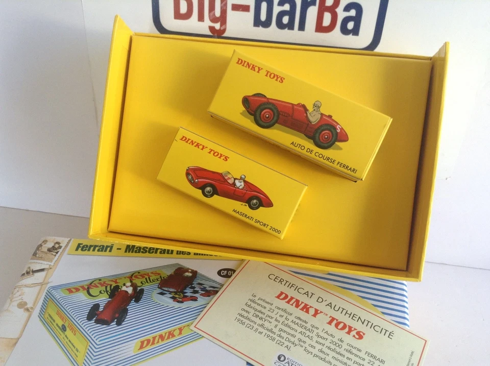 🔥Lot vintage🚗 DINKY TOYS COFFRET COLLECTOR FERRARI MASERATI 1/43🔥🍂 SALE 🍂☕ - Immagine 2 di 4