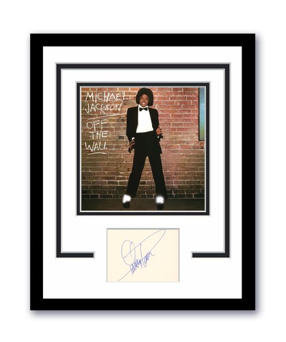 Quincy Jones Autographed 11x14 Framed Photo Michael Jackson Off The Wall ACOA