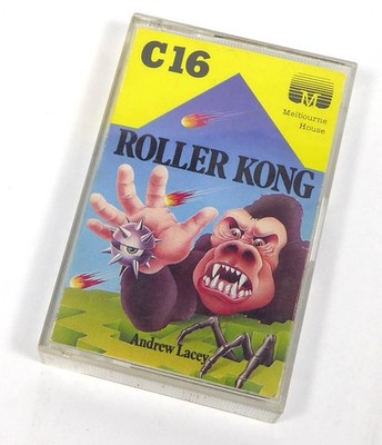 Commodore 64 C64 Spiel -- ROLLER KONG (Melbourne House) - Tape