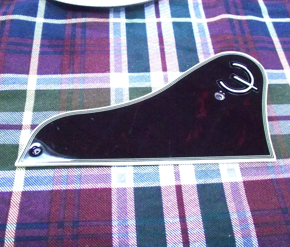 Golpeador de guitarra Tortoise Vintage Epiphone E Logo cuerpo hueco Foto 2 de 3