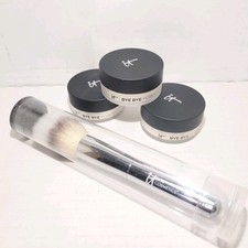 3x it Cosmetics Bye Bye Pores Loose Powder Translucent CC Airbrush Ball Brush