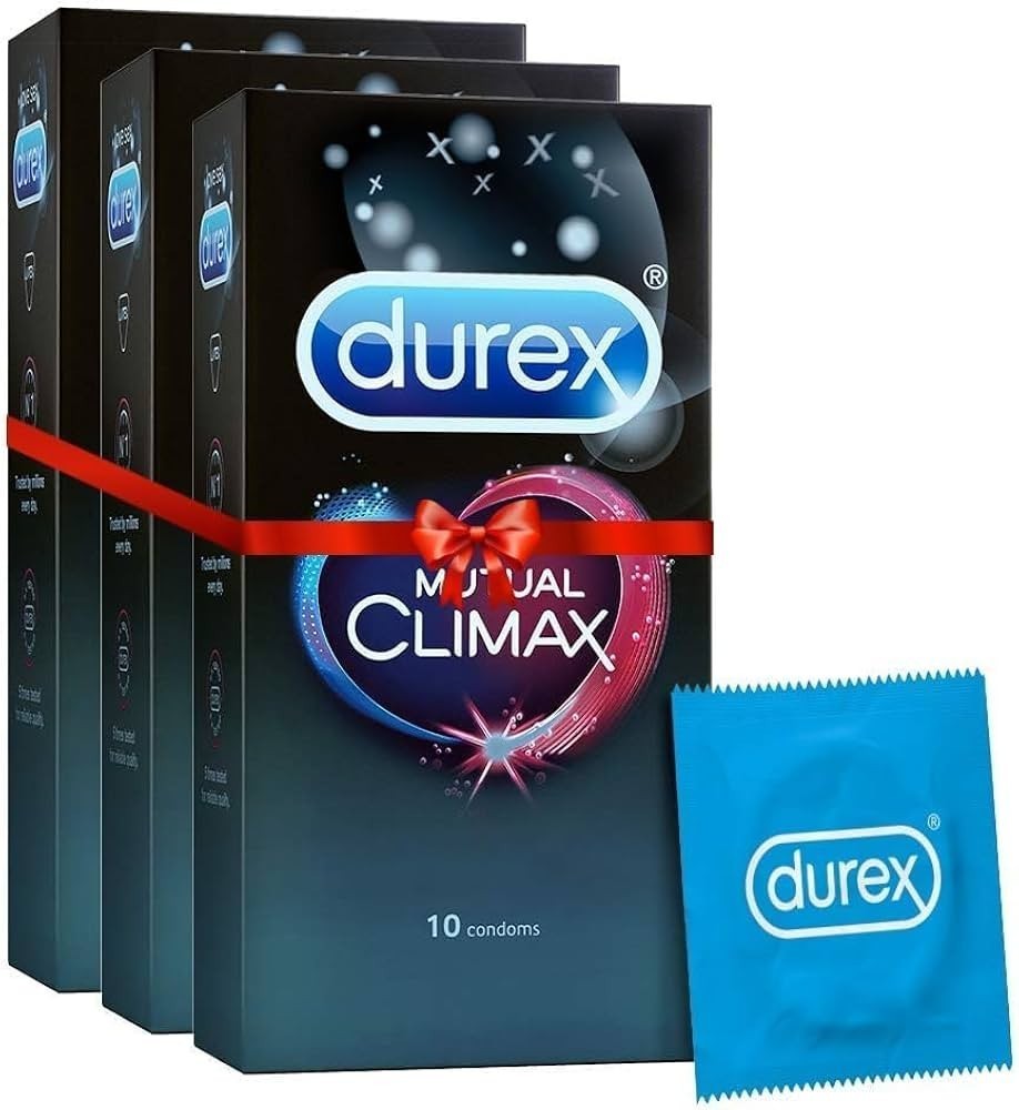 Durex Mutual Climax Kondome 30 Stück | Für verbessertes Paarerlebnis |… Durex Mutual Climax Kondome 30 Stück | Für verbessertes Paarerlebnis |…