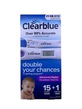 Clearblue Advanced Digital Ovulation  1 Pregnancy Test Kit 16 Tests New Sealed