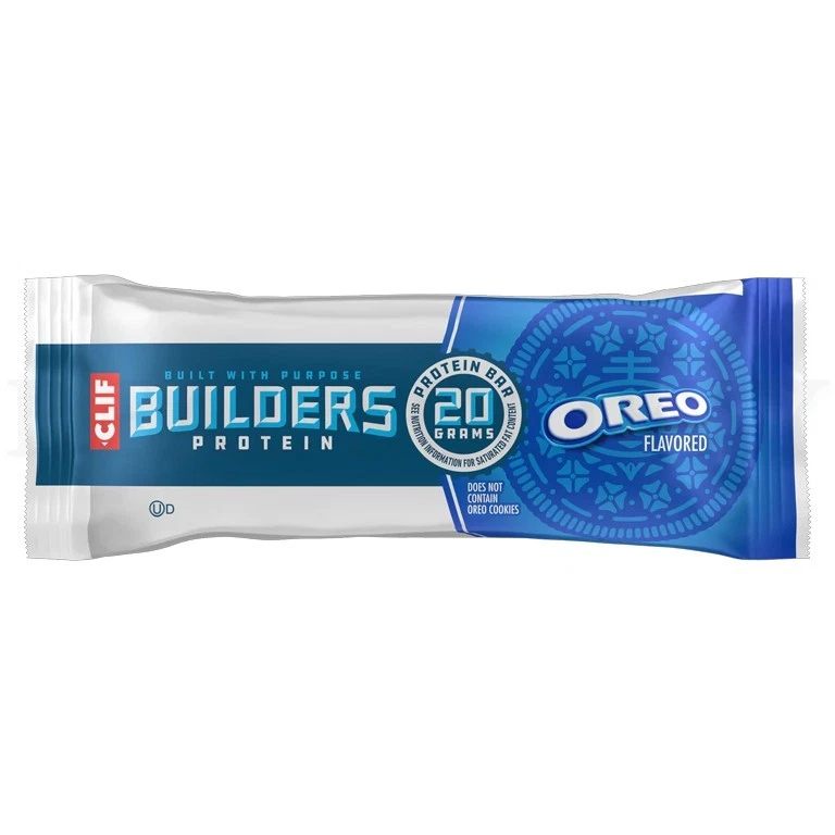Clif Builders Barra Proteica Sabor Oreo 2.4oz Lote de 24 Barras Foto 2 de 4