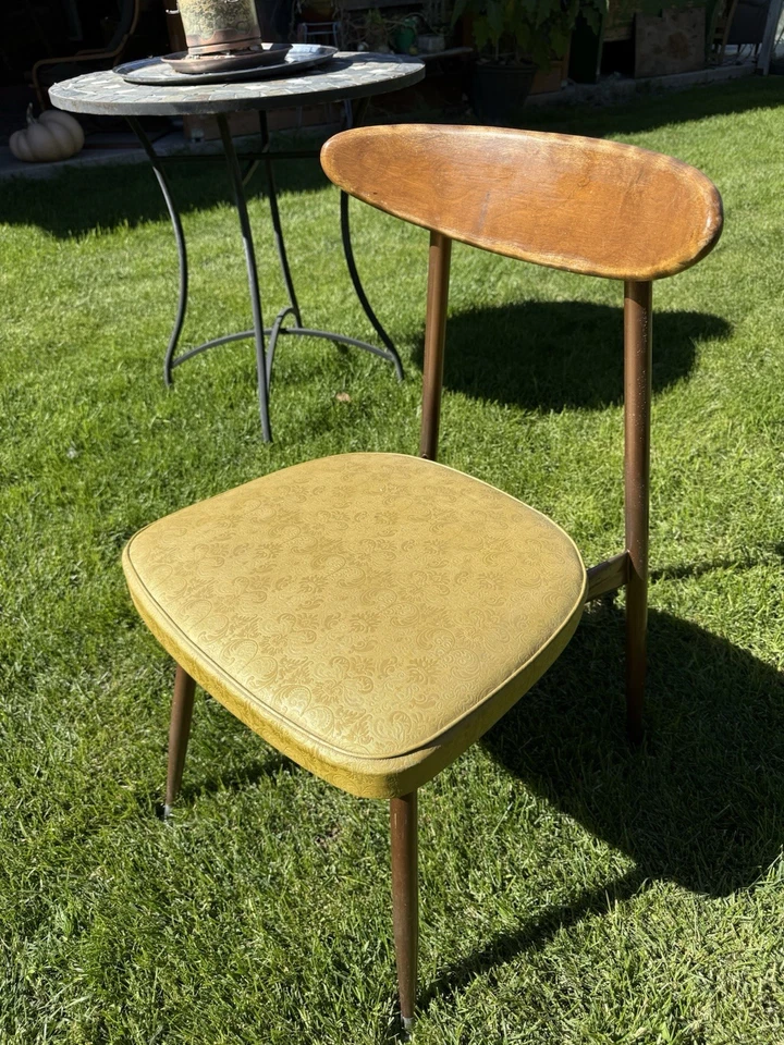 Set Of VERY RARE 4 Midcentury Modern 60s Vintage Chairs Viko Baumritter - Image 2 of 4