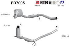 PARTIKELFILTER FÜR VW PASSAT B6 (3C2), VW PASSAT B6 VARIANT (3C5) - AS FD7005
