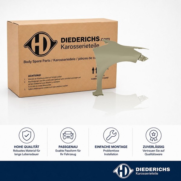 KotflÜGel Vorne Rechts Diederichs 5242006 FÜR Honda Fender SeitenflÜGel-image
