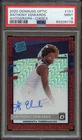2020 Panini Donruss Optic #151 Anthony Edwards Choice Auto PSA 9 Mint