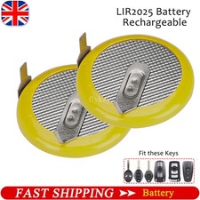2X LIR2025 Battery 90° For BMW 3 5 7 SERIES X3 X5 E46 E39 E53 Remote Car Key Fob
