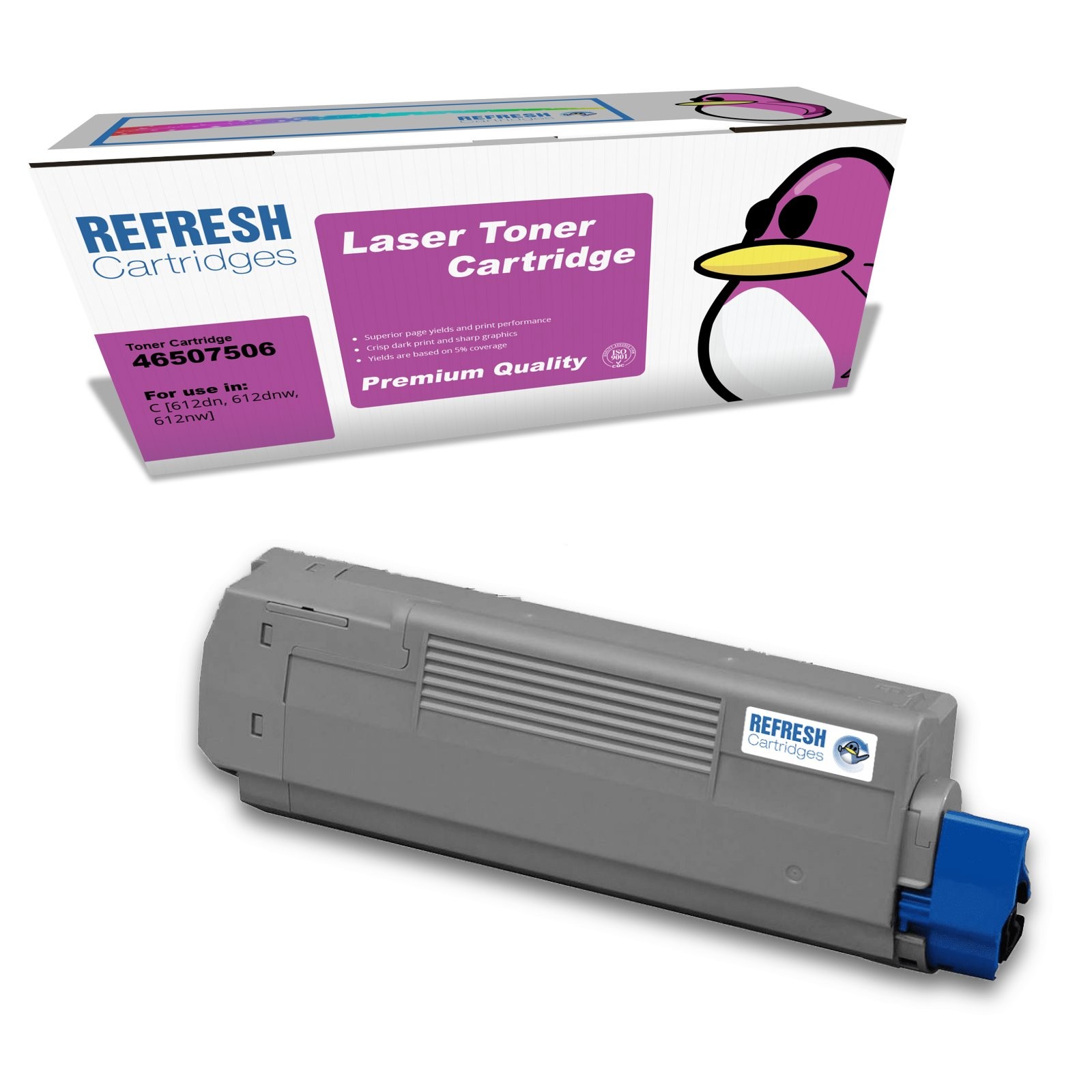 Refresh Cartridges Magenta 46507506 Toner Compatible With OKI Printers