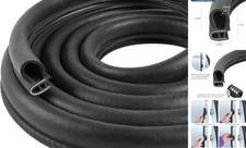 Automotive Door Weather Stripping Car Door Rubber Edge Trim Seal Strip 25Ft
