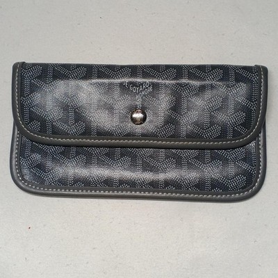 Goyard Saint Louis Tasche Grau Leder
