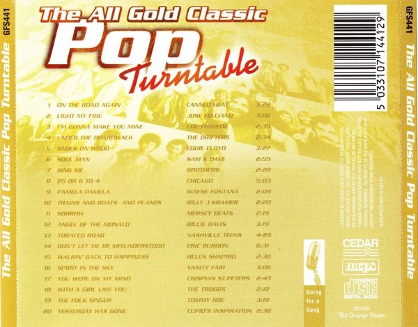 Various Artists All Gold Classic Pop Turntable CD Europe Going For A Song - Image 2 of 2