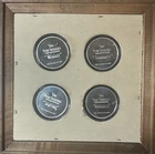 Hamilton Mint Vintage 1 oz Norman Rockwell Four Seasons Silver Art Bar.999 Fine