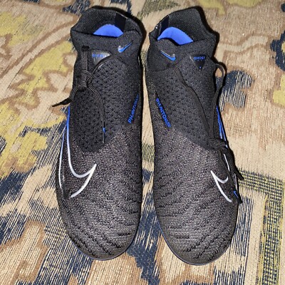 Nike Phantom GX Elite DF FG Soccer Shoes, Size 5, Black Royal
