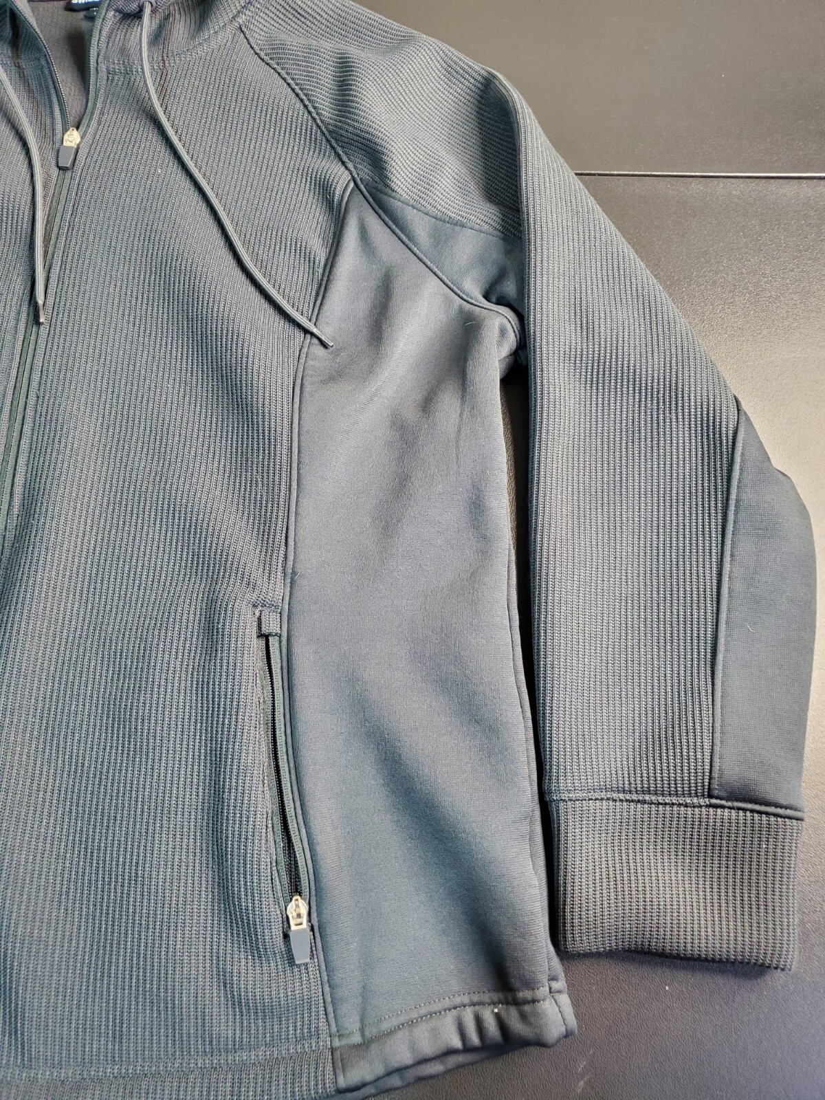 SwissTech Jacket Softshell Greystone Colored Zip … - image 8