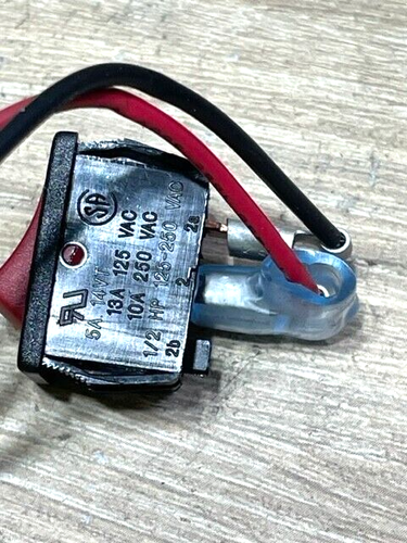 Craftsman WS2200 2 Zyklen Gas String Throttle Momentary On/Off Switch And Wire - Bild 2 von 5