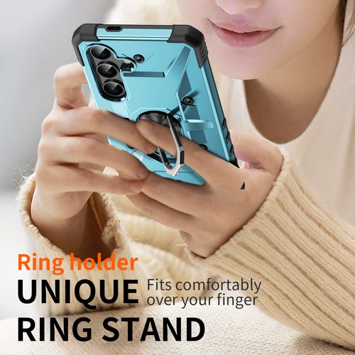 Funda con soporte de anillo a prueba de golpes de grado militar para Samsung Galaxy A16 5G/A15 - Imagen 58 de 74