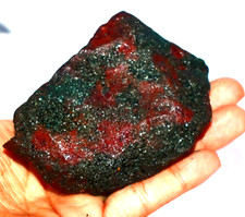 DYED 3500-4000 Carat Natural Blood Red Ruby Raw Rough Certified African Gems