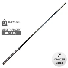 Body-Solid 7 ft. Black Olympic Bar