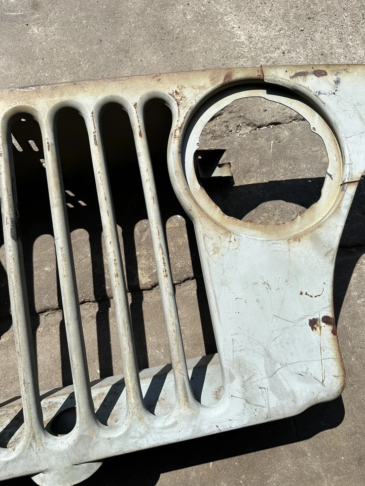 Panel de cabezal completo de parrilla delantera para camioneta Jeep Jeepster Commando 66-71 OEM Foto 4 de 4