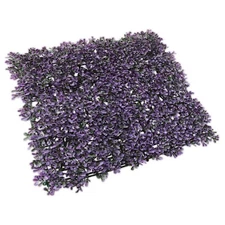 20"x20" Artificial Faux Purple Pittoso Fence Screen Wall Decor Panel