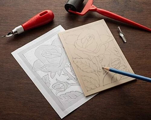 Essdee Linocut Taster Kit – Block Printing Set with Lino Tiles, Cutters & Ink - Image 2 of 4