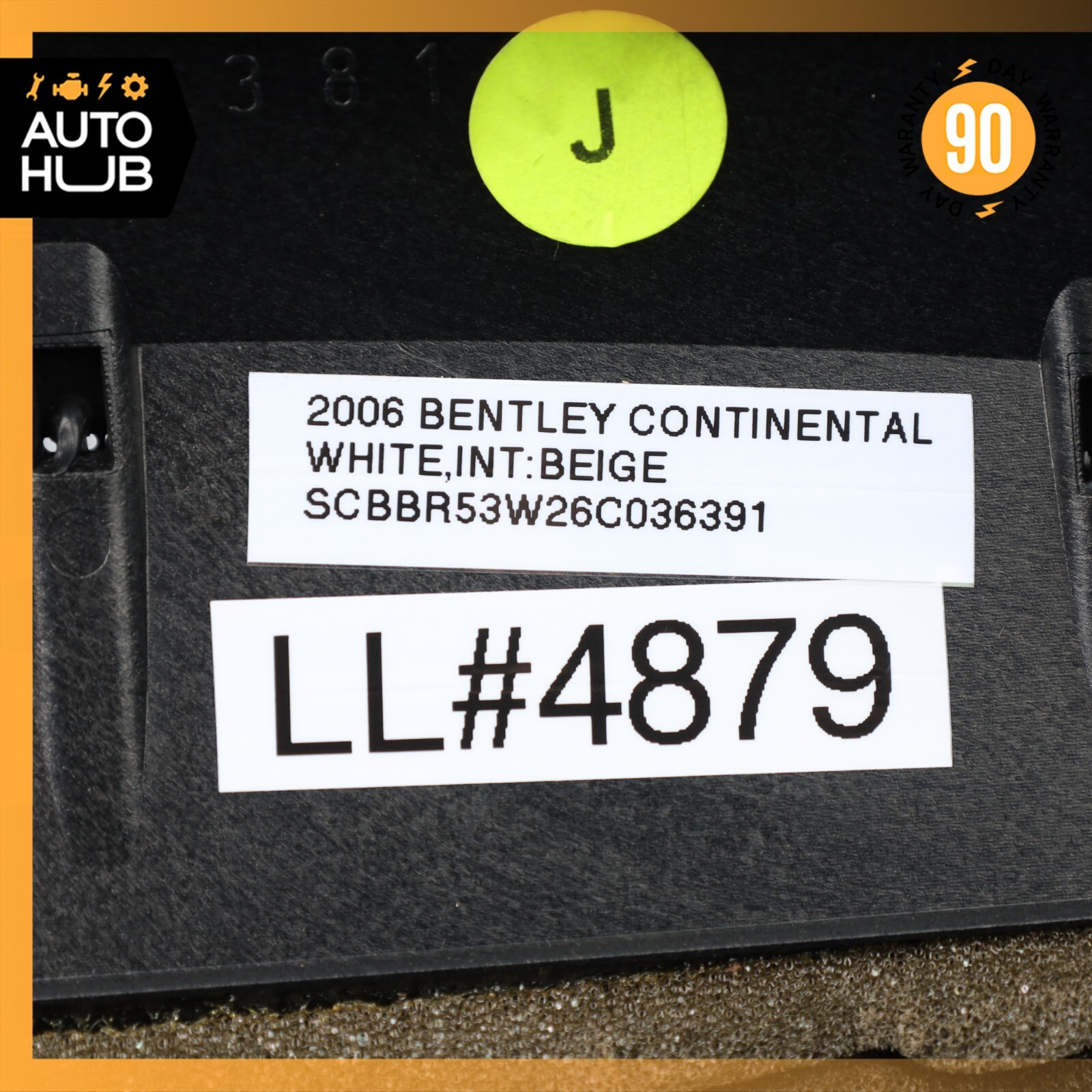Bentley Continental Flying Spur Dashboard Dash AC A/C Air Vent Center OEM 80k