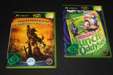 ODDWORLD Munch's Oddysee + Strangers Vergeltung XBOX Klassiker Erstauflagen
