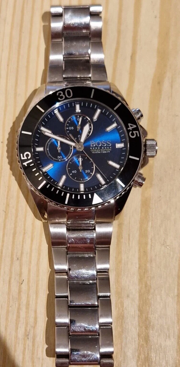 HUGO BOSS HERREN-IKON-CHRONOGRAPH-UHR hb 3191273247 Silber | eBay