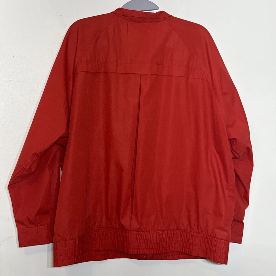 EUC Vintage Koret Womens Jacket Size XL Red Snap Front Lightweight Windbreaker - Image 2 of 4