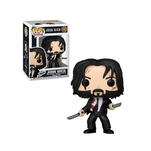 "Pop Filme John Wick Bloody 3,75\" Pop Vinyl Figur Funko 1763 Neu Auf Lager"-image