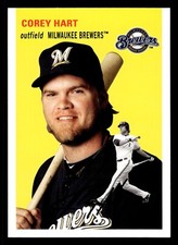 COREY HART ⚾ 2012 Topps Archives Baseball Card #41 Milwaukee Brewers