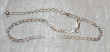 Silver Flat Marina Anklet #jewelry #fashion #Anklet