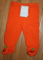 Koala Kids $9.99 Orange Pumpkin Footed Pants Size 3/6 M Koala Kids $9.99 Orange Pumpkin Footed Pants Size 3/6 M