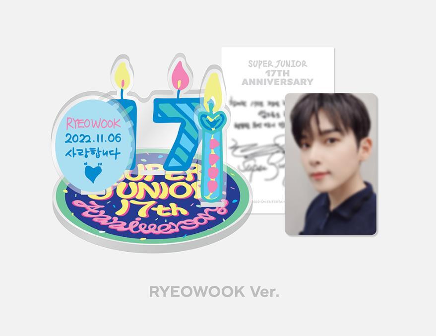 SUPER JUNIOR 17th Anniversary OFFICIAL MD Acrylic Stand & AR Voice
