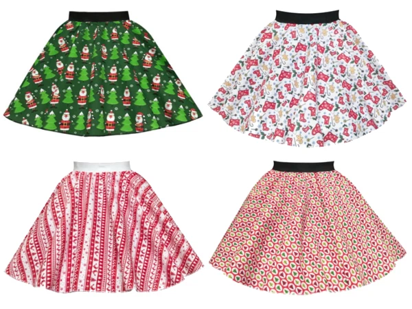 Christmas skirt top womens 10