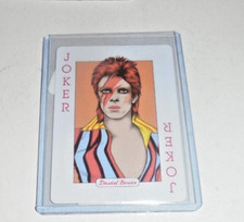 David Bowie Ziggy Stardust Glam Rock Concert Ticket Card Guitar Pick Rebel Song