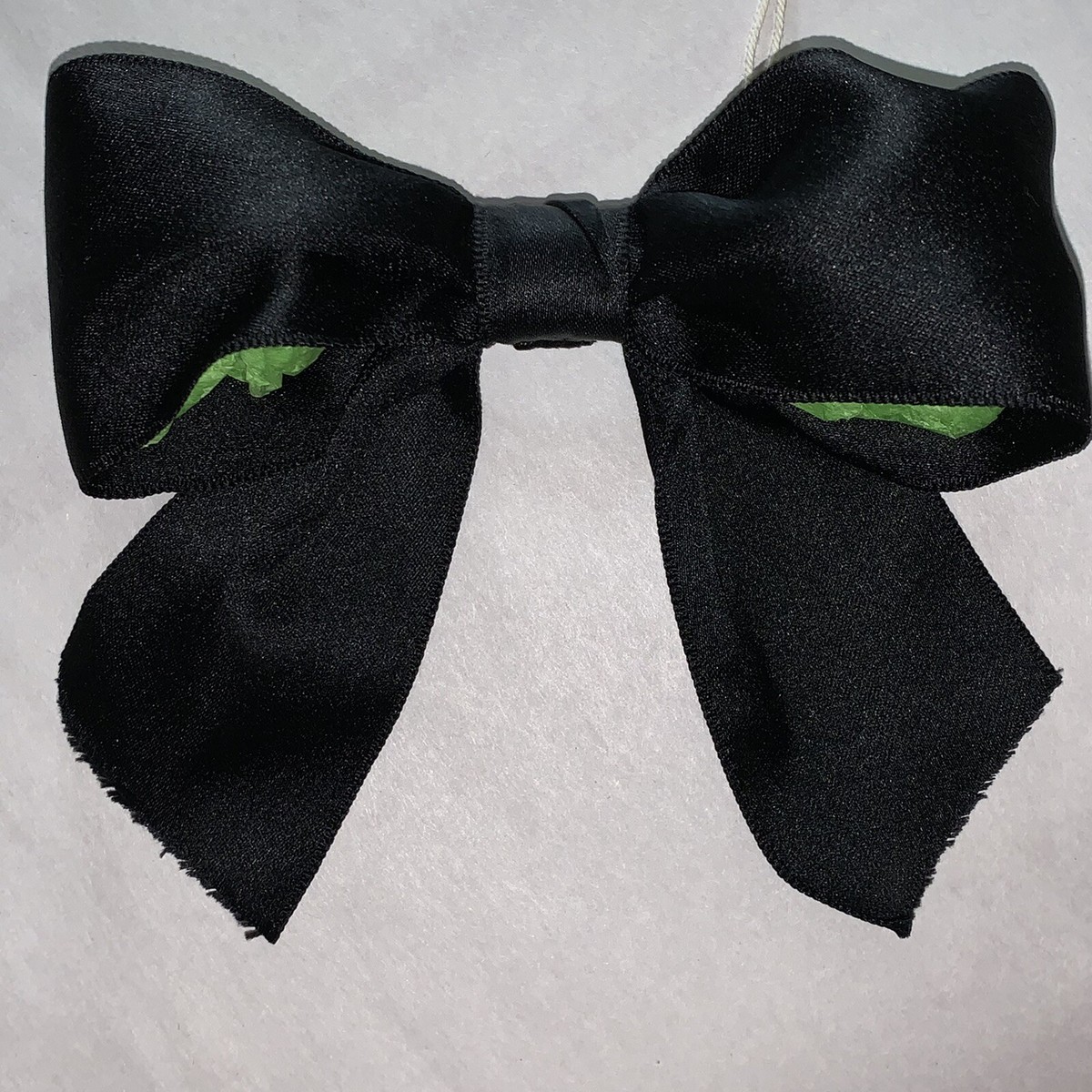 希少品★送料込♪【CHANEL】シルクジャカード Bow Barrette pre-loved authentic CHANEL black silk BOW barrette HAIR