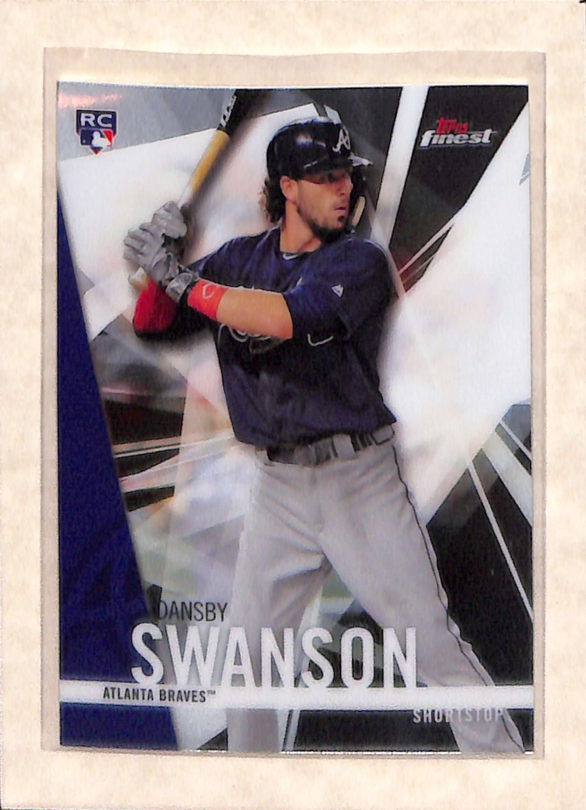 2017 Topps Finest #32 Dansby Swanson RC NM