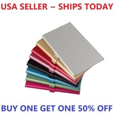 Pocket Stainless Steel Metal Business Card Holder Case ID Credit Wallet