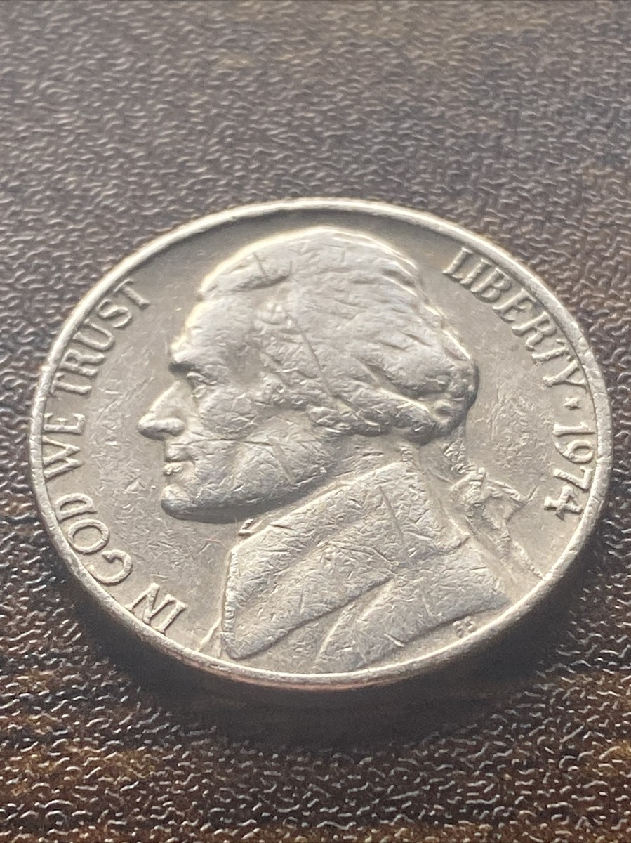 1974 P Jefferson Nickel Five (5) Cent Actual Coin TK3883* | eBay