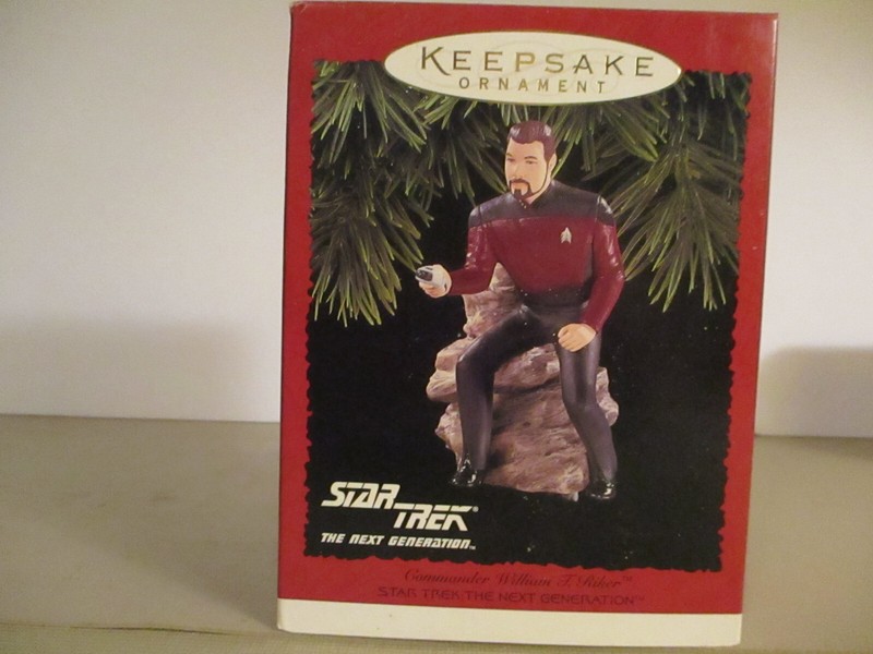 Hallmark 1996 STAR TREK - Commander William T. Riker - w/ Excellent Box