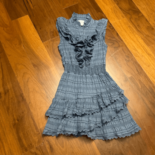 Koszula Rochelle Behrens damska sukienka Jill marszczona sukienka mini rozmiar small - Zdjęcie 1 z 9