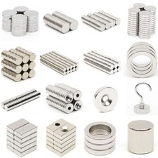 Wholesale Tiny Block Round Disc Ring Hole Rare Earth Neodymium Magnets N52 Grade
