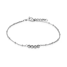 Four Beads Chain Anklet/Bracelet